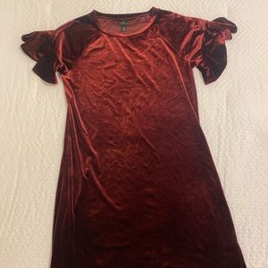 Red Velvet Dress